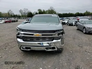 2019 Chevrolet Silverado 1500 LTZ with VIN 3GCUYGED7KG146635, listed as a Copart auction lot 52259085 with 91,830 mi miles and Salvage Title. Bid and sale history available at DreamBid. Image 10.