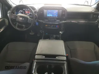 2023 Ford F-150 XL with VIN 1FTEW1EP9PKF55852, listed as a Copart auction lot 58379025 with 46,939 mi miles and Salvage title. Bid and sale history available at DreamBid. Image 8.