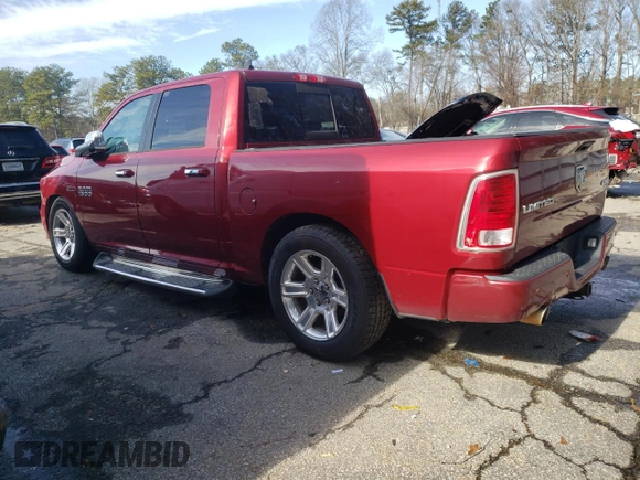 2014 Ram 1500 Longhorn with VIN 1C6RR7PM9ES438727, listed as a Copart auction lot 88240215 with 125,067 mi miles and Clean title. Bid and sale history available at DreamBid. Image 2.