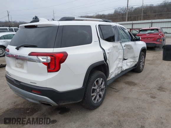 2020 GMC Acadia SLT with VIN 1GKKNULS3LZ137372, listed as a IAAI auction lot 41506267 with 121,853 mi miles and . Bid and sale history available at DreamBid. Image 4.
