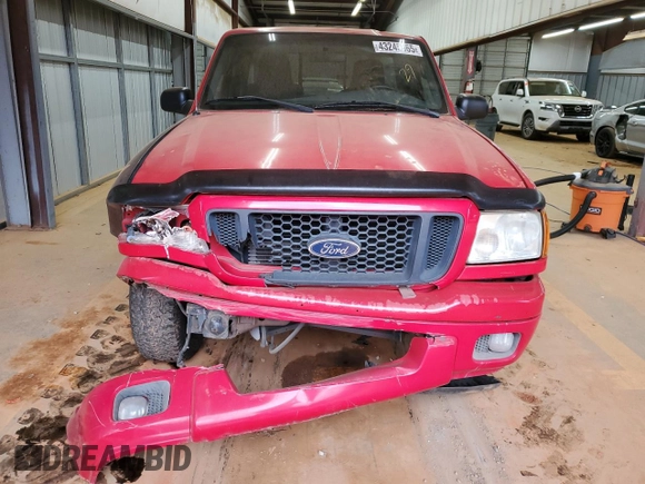 2004 Ford Ranger XL with VIN 1FTYR10U84PA40518, listed as a Copart auction lot 43245565 with 264,333 mi miles and Salvage Title. Bid and sale history available at DreamBid. Image 5.