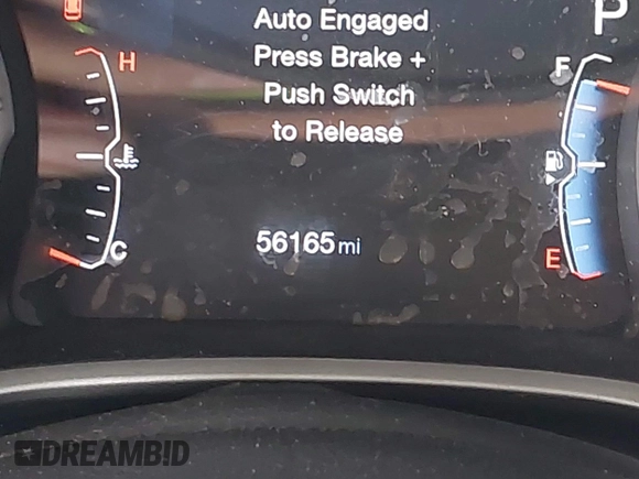 2017 Jeep Compass Latitude with VIN 3C4NJDBB3HT646110, listed as a IAAI auction lot 41789067 with 56,165 mi miles. Bid and sale history available at carsss.com. Image 15.