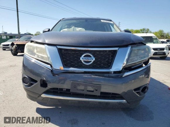 2014 Nissan Pathfinder S with VIN 5N1AR2MN8EC633584, listed as a Copart auction lot 53186925 with 144,650 mi miles and Salvage Title. Bid and sale history available at carsss.com. Image 5.
