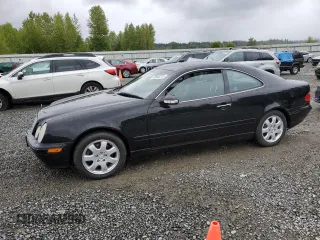 2001 Mercedes-Benz CLK with VIN WDBLJ65G71F175961, listed as a Copart auction lot 54886275 with 58,455 mi miles and Clean Title. Bid and sale history available at carsss.com. Image 1.