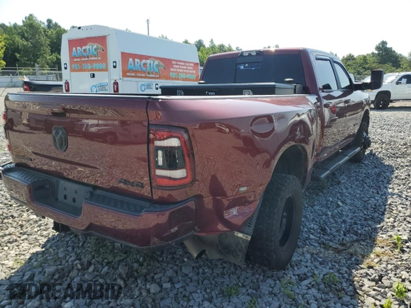 2022 Ram 3500 Big Horn with VIN 3C63RRHL6NG135323, listed as a Copart auction lot 63900454 with 117,428 mi miles and Salvage Title. Bid and sale history available at carsss.com. Image 3.