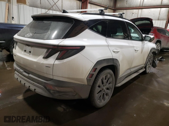 2022 Hyundai Tucson XRT with VIN KM8JFCAE8NU107842, listed as a Copart auction lot 50192115 with 44,882 mi miles and Salvage Title. Bid and sale history available at DreamBid. Image 3.