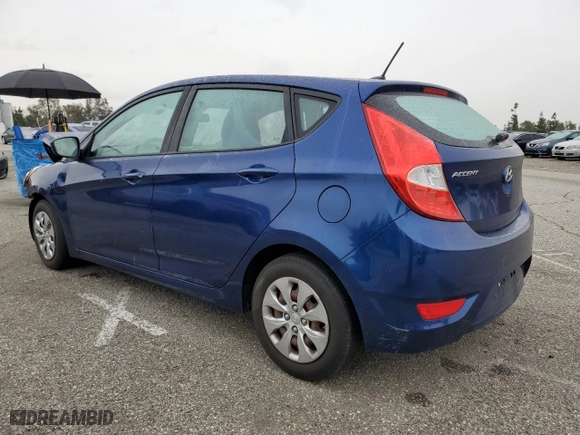 2017 Hyundai Accent SE with VIN KMHCT5AE8HU346972, listed as a Copart auction lot 48620405 with 108,450 mi miles and Salvage Title. Bid and sale history available at carsss.com. Image 2.