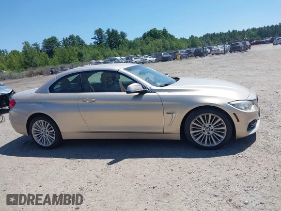 2015 BMW 4 Series 435i xDrive with VIN WBA3T7C51FP942320, listed as a IAAI auction lot 42584318 with 81,814 mi miles and . Bid and sale history available at DreamBid. Image 13.