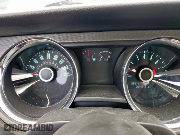 2014 Ford Mustang V6 with VIN 1ZVBP8AM5E5290375, listed as a Copart auction lot 53095855 with 38,447 mi miles and Salvage Title. Bid and sale history available at carsss.com. Image 9.