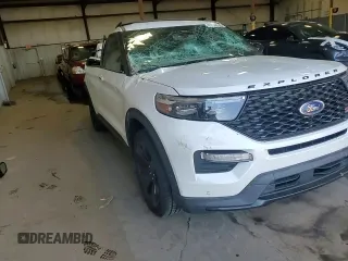 2020 Ford Explorer ST with VIN 1FM5K8GC6LGB65802, listed as a Copart auction lot 54148055 with 102,490 mi miles and Salvage Title. Bid and sale history available at carsss.com. Image 15.