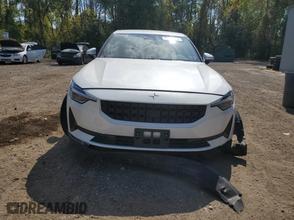 2023 Polestar 2 with VIN YSMEG3KA7PL113675, listed as a Copart auction lot 71728014 with 80,792 mi miles and Salvage Title. Bid and sale history available at carsss.com. Image 5.