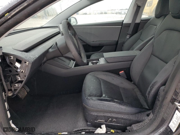 2024 Tesla Model 3 with VIN 5YJ3E1EA7RF862989, listed as a Copart auction lot 86275144 with 41 mi miles and Salvage Title. Bid and sale history available at carsss.com. Image 7.