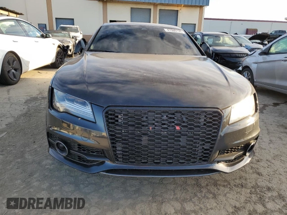 2012 Audi A7 Prestige with VIN WAUSGAFC8CN015376, listed as a Copart auction lot 41500135 with 109,981 mi miles and Salvage title. Bid and sale history available at DreamBid. Image 5.