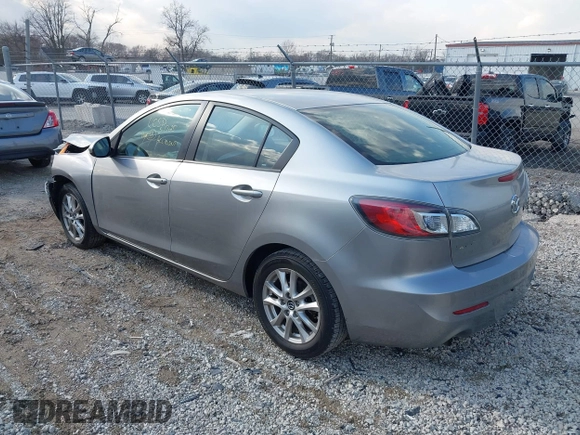 2013 Mazda 3 i SV with VIN JM1BL1TF4D1719757, listed as a IAAI auction lot 41845303 with 134,106 mi miles. Bid and sale history available at carsss.com. Image 3.
