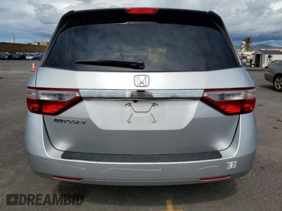 2012 Honda Odyssey EX-L with VIN 5FNRL5H62CB117251, listed as a Copart auction lot 44238135 with 74,295 mi miles and Salvage Title. Bid and sale history available at carsss.com. Image 6.
