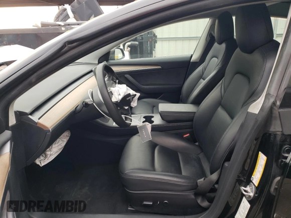 2022 Tesla Model 3 with VIN 5YJ3E1EA6NF188263, listed as a Copart auction lot 77542203 with 75,461 mi miles and Non Repairable. Bid and sale history available at DreamBid. Image 7.