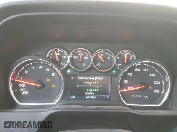 2020 Chevrolet Silverado 1500 RST with VIN 3GCPWDED8LG109144, listed as a Copart auction lot 51412704 with 65,534 mi miles and Clean Title. Bid and sale history available at DreamBid. Image 9.