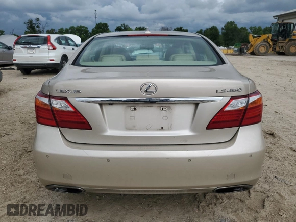 2010 Lexus LS 460 z VIN JTHBL1EF3A5097331, wystawiony jako Copart lot #62844135 z przebiegiem Nie podano mil oraz Szkoda całkowita • Salvage title. Historia ofert i sprzedaży dostępna na DreamBid. Obrazek 6.