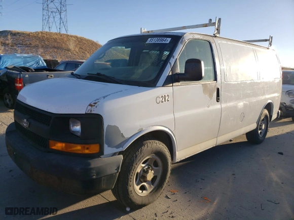 2006 Chevrolet Express Cargo Van with VIN 1GCFG15X561189426, listed as a Copart auction lot 85138964 with 268,403 mi miles and Clean Title. Bid and sale history available at carsss.com. Image 1.