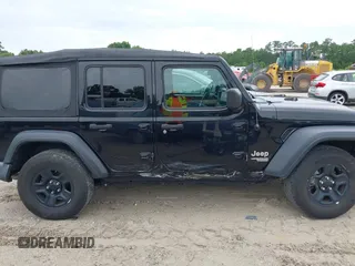 2019 Jeep Wrangler Unlimited Sport S with VIN 1C4HJXDG1KW603345, listed as a IAAI auction lot 42474523 with 90,048 mi miles and . Bid and sale history available at DreamBid. Image 13.