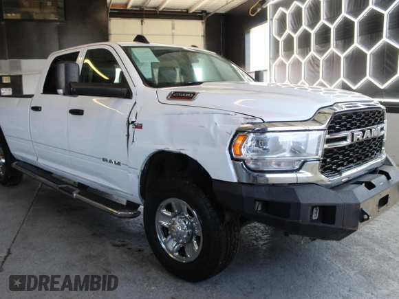 2021 Ram 2500 Tradesman with VIN 3C6UR5HJ8MG601764, listed as a Copart auction lot 67078655 with 50,511 mi miles and Salvage title. Bid and sale history available at DreamBid. Image 1.
