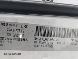 2017 Chrysler 300 Limited with VIN 2C3CCAAG1HH512125, listed as a IAAI auction lot 41677409 with 203,352 mi miles. Bid and sale history available at carsss.com. Image 9.