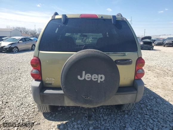 2004 Jeep Liberty Sport with VIN 1J4GL48K44W270767, listed as a Copart auction lot 50782225 with NaN miles and Salvage Title. Bid and sale history available at carsss.com. Image 6.