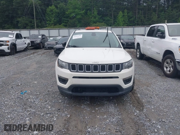 2019 Jeep Compass Sport z VIN 3C4NJCAB7KT646551, wystawiony jako IAAI lot #42603669 z przebiegiem 73 110 mil mil oraz . Historia ofert i sprzedaży dostępna na DreamBid. Obrazek 12.