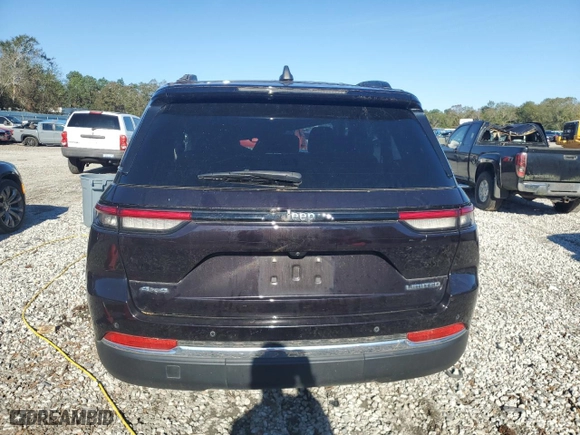 2023 Jeep Grand Cherokee Limited with VIN 1C4RJHBG7P8720193, listed as a Copart auction lot 80303044 with 24,325 mi miles and Salvage Title. Bid and sale history available at carsss.com. Image 6.