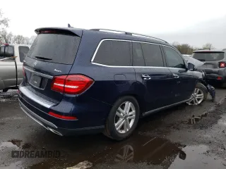 2019 Mercedes-Benz GLS 450 with VIN 4JGDF6EE2KB222937, listed as a Copart auction lot 51154354 with 49,196 mi miles and Salvage Title. Bid and sale history available at DreamBid. Image 3.