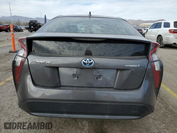 2017 Toyota Prius Two with VIN JTDKBRFU6H3049408, listed as a Copart auction lot 46147355 with 153,351 mi miles and Salvage Title. Bid and sale history available at DreamBid. Image 6.