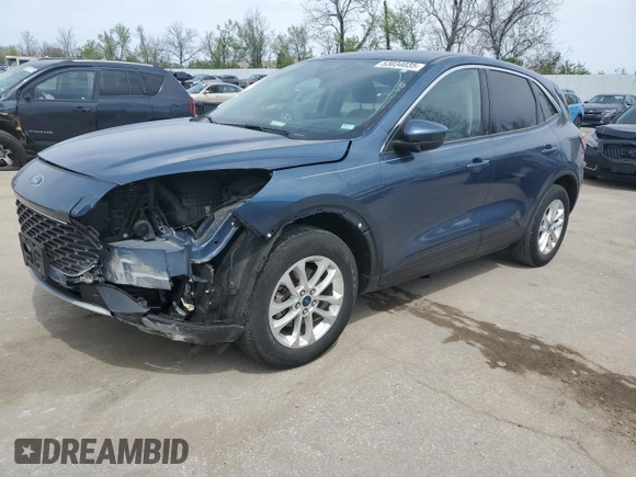 2020 Ford Escape SE with VIN 1FMCU0G69LUB67462, listed as a Copart auction lot 53034035 with 78,168 mi miles and Salvage title. Bid and sale history available at DreamBid. Image 1.