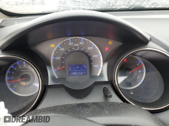 2013 Honda Fit Sport with VIN JHMGE8H51DC043294, listed as a Copart auction lot 43765195 with 95,587 mi miles and Salvage Title. Bid and sale history available at carsss.com. Image 9.
