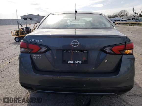 2024 Nissan Versa S with VIN 3N1CN8DV1RL866991, listed as a Copart auction lot 50181635 with 2,617 mi miles and Salvage Title. Bid and sale history available at DreamBid. Image 6.