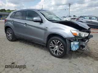 2018 Mitsubishi Outlander ES with VIN JA4AP3AU1JZ011468, listed as a Copart auction lot 62580455 with 123,404 mi miles and Salvage title. Bid and sale history available at DreamBid. Image 4.