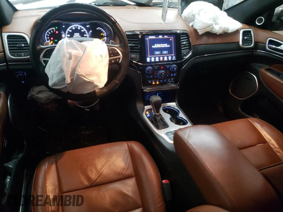 2019 Jeep Grand Cherokee Summit with VIN 1C4RJFJG8KC636296, listed as a Copart auction lot 45737365 with 56,815 mi miles and Salvage Title. Bid and sale history available at carsss.com. Image 8.