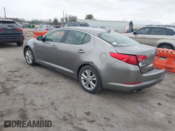 2013 Kia Optima EX with VIN 5XXGN4A75DG185427, listed as a IAAI auction lot 41403385 with 90,015 mi miles. Bid and sale history available at carsss.com. Image 3.