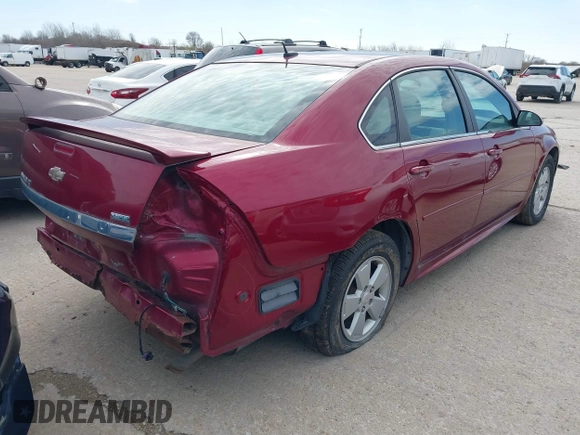 2010 Chevrolet Impala LT with VIN 2G1WB5EK2A1148032, listed as a IAAI auction lot 30866773 with 107,761 mi miles and . Bid and sale history available at DreamBid. Image 4.
