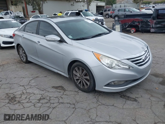2014 Hyundai Sonata SE with VIN 5NPEC4AC3EH882711, listed as a IAAI auction lot 42192424 with 189,279 mi miles and . Bid and sale history available at DreamBid. Image 1.