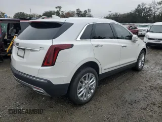 2022 Cadillac XT5 Premium Luxury AWD with VIN 1GYKNERSXNZ162971, listed as a Copart auction lot 88053015 with 0 mi miles and Salvage Title. Bid and sale history available at carsss.com. Image 3.
