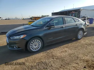 2015 Ford Fusion SE Hybrid with VIN 3FA6P0LU7FR114130, listed as a Copart auction lot 52806105 with 119,542 mi miles and Salvage Title. Bid and sale history available at carsss.com. Image 1.