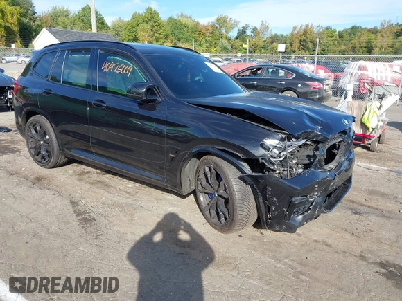 2020 BMW X3 M z VIN 5YMTS0C00L9B87771, wystawiony jako IAAI lot #40475009 z przebiegiem Nie podano mil oraz . Historia ofert i sprzedaży dostępna na DreamBid. Obrazek 1.