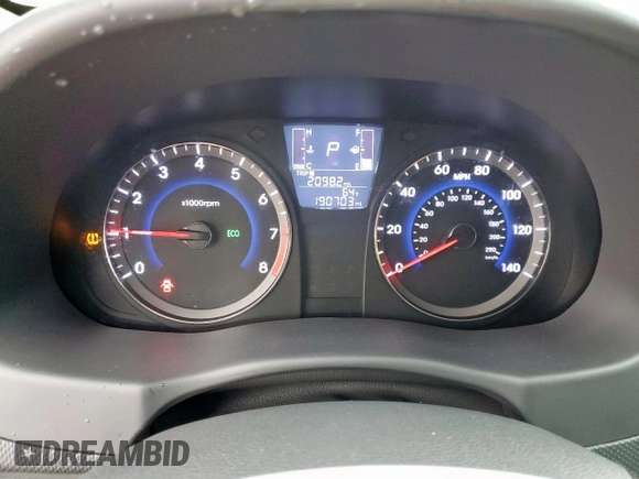 2017 Hyundai Accent SE with VIN KMHCT5AEXHU316064, listed as a Copart auction lot 55695365 with 190,703 mi miles and Salvage Title. Bid and sale history available at DreamBid. Image 9.