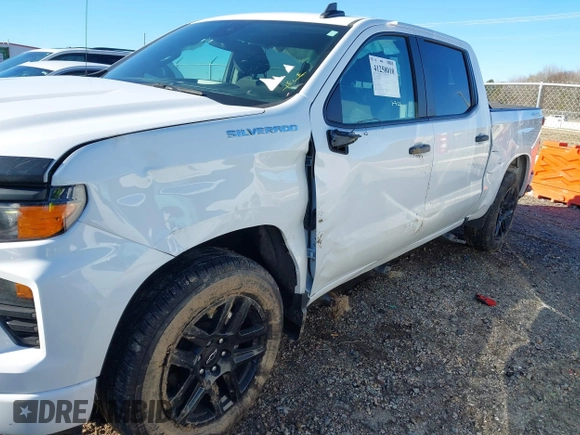 2023 Chevrolet Silverado 1500 Custom with VIN 1GCPDBEK1PZ188722, listed as a IAAI auction lot 41258010 with 45,863 mi miles and . Bid and sale history available at DreamBid. Image 6.