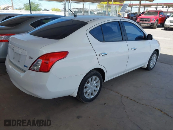 2012 Nissan Versa SV with VIN 3N1CN7AP9CL848021, listed as a IAAI auction lot 42153195 with 155,770 mi miles. Bid and sale history available at carsss.com. Image 4.