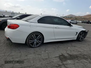 2016 BMW 4 Series 435i with VIN WBA3T3C57G5A42322, listed as a Copart auction lot 72285164 with 55,486 mi miles and Salvage title. Bid and sale history available at DreamBid. Image 3.