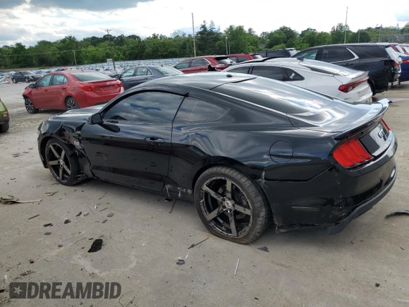 2015 Ford Mustang GT with VIN 1FA6P8CF7F5317859, listed as a Copart auction lot 57721495 with 125,668 mi miles and Salvage title. Bid and sale history available at DreamBid. Image 2.