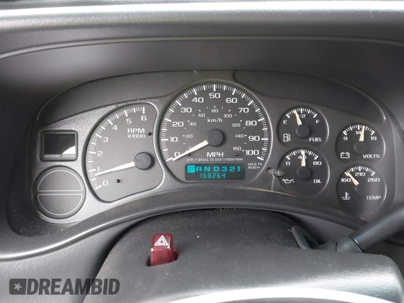 2002 Chevrolet Tahoe LS with VIN 1GNEC13T82R290051, listed as a IAAI auction lot 42058431 with 168,264 mi miles and . Bid and sale history available at DreamBid. Image 7.