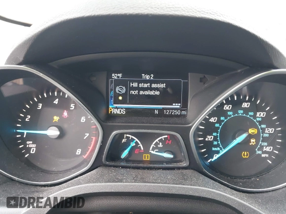2013 Ford Escape SE with VIN 1FMCU0GX6DUC50924, listed as a IAAI auction lot 41673513 with 127,250 mi miles and . Bid and sale history available at DreamBid. Image 7.