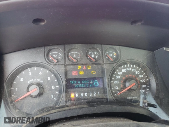 2009 Ford F-150 XL with VIN 1FTRF12839KB83099, listed as a Copart auction lot 86199304 with 201,592 mi miles and Clean Title. Bid and sale history available at carsss.com. Image 9.
